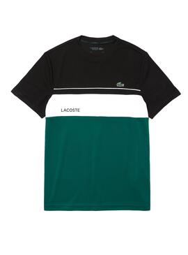 T-Shirt Lacoste Sport Traspirante Verde Uomo
