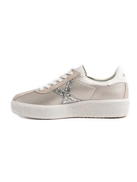 Sneaker Munich Barru Sky 61 Argento per Donna