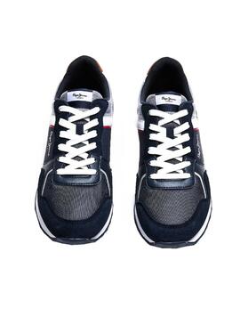 Sneaker Pepe Jeans Cross 4 Tech Blu Navy Uomo