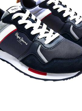 Sneaker Pepe Jeans Cross 4 Tech Blu Navy Uomo