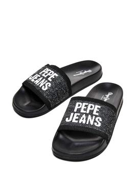 Flip flops Pepe Jeans Slider Nero per Donna
