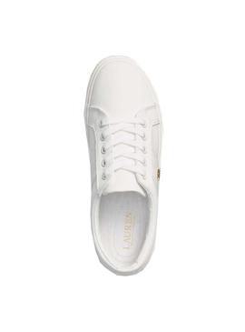 Sneaker Polo Ralph Lauren Janson Bianco Donna