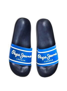 Flip flops Pepe Jeans Slider Blu Navy Uomo