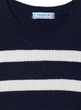 Pullover Mayoral Canale Blu Navy per Bambina
