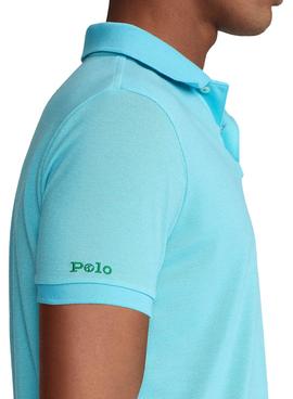 Polo Polo Ralph Lauren Short Maglia Blu per Uomo