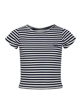 T-Shirt Pepe Jeans Inma Nero per Bambina