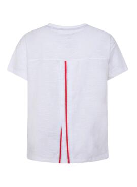 T-Shirt Pepe Jeans Nala Bianco per Bambina