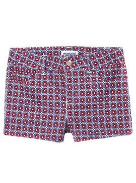 Short Mayoral Twill stampato Rosso per Bambina