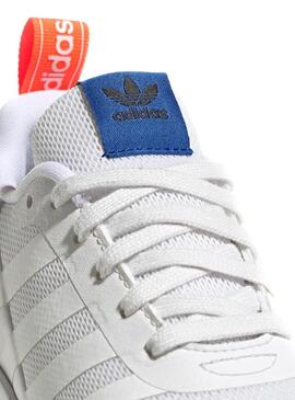 Sneaker Adidas Multix C Bianco per Bambino Bambina