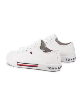 Sneaker Tommy Hilfiger Low Cut Bianco Bambina Bambino