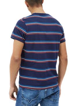T-Shirt Pepe Jeans Duncany Blu Navy Uomo