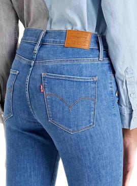 Jeans Levis 720 Hirise Blu per Donna